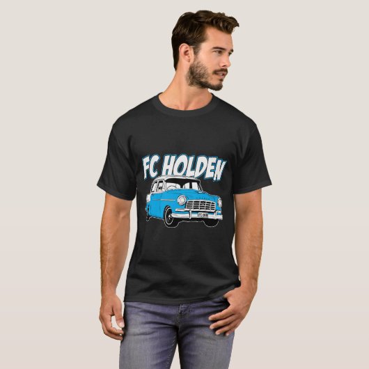FC Holden - Blau - Rückseite T-Shirt (Vorne ganz)