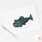 fc ovaler aufkleber (Umschlag)