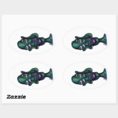 fc ovaler aufkleber (Blatt)