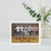 FCBC DELTA CO., Mai 2008 Postkarte (Stehend Vorderseite)