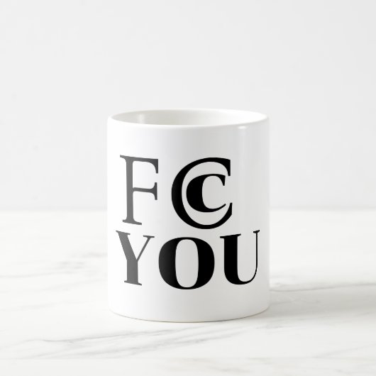 FCC YOU Coffee Mug Kaffeetasse (Mittel)