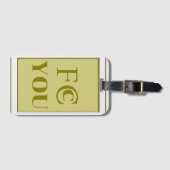 FCC YOU Gepäckanhänger (Vorderseite (Horizontal))