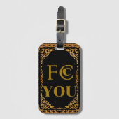 FCC YOU Gepäckanhänger (Vorderseite Vertikal)