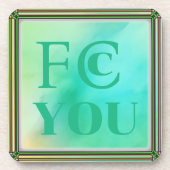 FCC YOU Getränkuntersetzer Getränkeuntersetzer (Vorderseite)