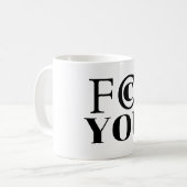 FCC YOU Kaffeetasse (Vorderseite Links)