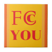 FCC YOU Keramikfliese (Vorderseite)