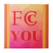 FCC YOU Keramikfliese (Vorderseite)