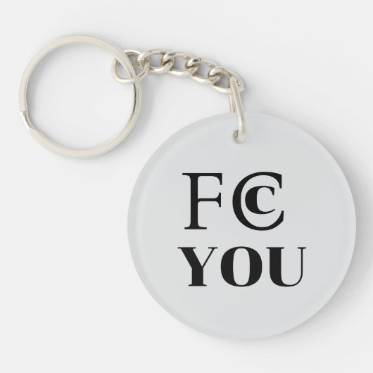 FCC YOU Keychain Schlüsselanhänger (Vorderseite)