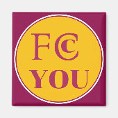FCC YOU Kühlschrankmagnet (Vorne)