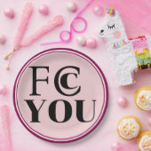 FCC YOU Paper Plate Pappteller (Party)