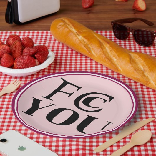FCC YOU Pappteller (Picknick)