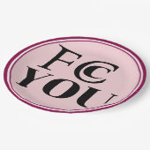 FCC YOU Pappteller (Schrägansicht)
