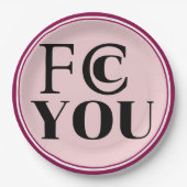 FCC YOU Pappteller (Vorderseite)