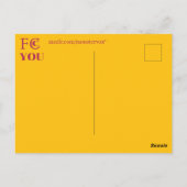 FCC YOU Postkarte (Rückseite)