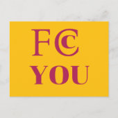 FCC YOU Postkarte (Vorderseite)