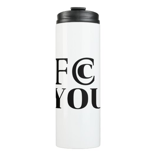 FCC YOU Thermobecher Thermosbecher (Vorderseite)