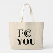 FCC YOU Tragetasche (Rückseite)