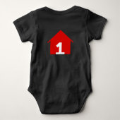FCF Logo Baby 1 Stück Strampler (Rückseite)