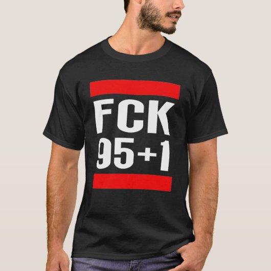 FCK 95+1 Anti Hannover Derby Braunschweig Fußball T-Shirt (Vorderseite)