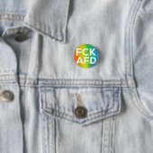 FCK AFD Cutout Regenbogen Button (Beispiel)