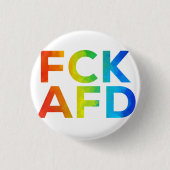 Fck AFD ohne Rahmen Button (Vorderseite)