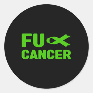 Fck Cancer - Fck Bile Duct Cancer Awareness 3 Runder Aufkleber