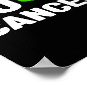 Fck Cancer - Fck Bile Duct Cancer Awareness 4 Poster (Ecke)