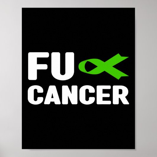 Fck Cancer - Fck Bile Duct Cancer Awareness 4 Poster (Vorne)