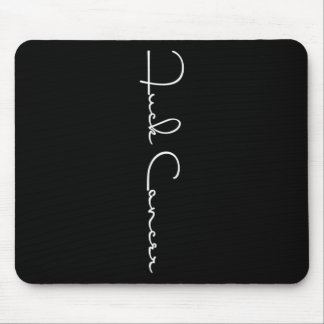 Fck Cancer Hate Cancer T-Shirt Breast Cancer Aware Mousepad