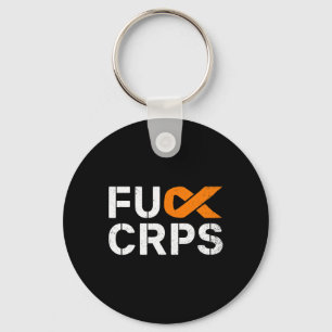 Fck Crps Rsd Awareness Orange Ribbon Krieger Suppl Schlüsselanhänger