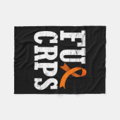 Fck Crps Warrior Support Rsd Crps Bewusstsein Fleecedecke (Vorderseite (Horizontal))