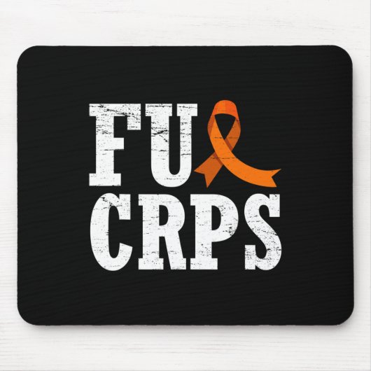 Fck Crps Warrior Support Rsd Crps Bewusstsein Mousepad (Vorne)