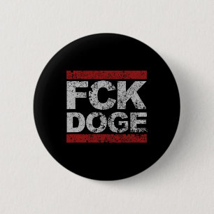 Fck Doge beschädigt Button