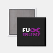 Fck Epilepsie-Bewusstsein Unterstützer-Geschenk fü Magnet (Vorderseite/Rückseite)