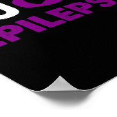 Fck Epilepsie-Bewusstsein Unterstützer-Geschenk fü Poster (Ecke)