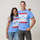 FCK ISRL Bold Protest Resistance Typografy T-Shirt (Unisex)