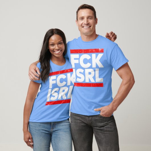 FCK ISRL Bold Protest Resistance Typografy T-Shirt (Unisex)