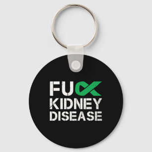 Fck Kidney Disease Awareness Month Green Ribbon Su Schlüsselanhänger