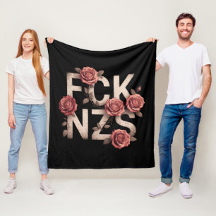 FCK NZS Blumen gegen rechts Keine Nazis Lgbtq+ Fleecedecke