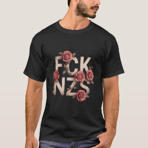 FCK NZS Blumen gegen Rechts Keine Nazis Lgbtq+ T-Shirt