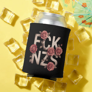 FCK NZS Blüte gegen Rechte keine Nazis Lgbtq+ Dosenkühler
