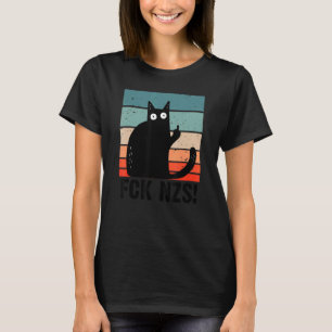 Fck Nzs Cat Against Racism Extravagant Dress Fck N T-Shirt