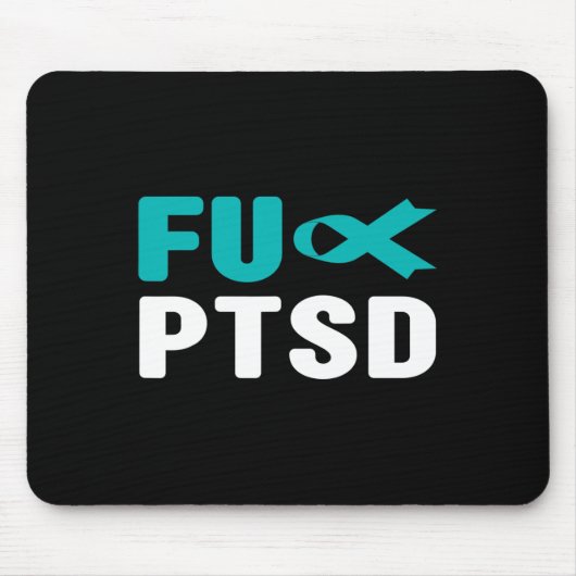 Fck Ptsd - posttraumatisches Auftreten einer Stres Mousepad (Vorne)