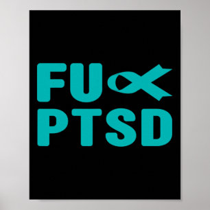 Fck Ptsd - posttraumatisches Auftreten einer Stres Poster