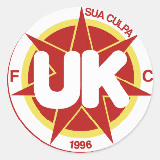 FCRedsticker Runder Aufkleber