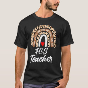 FCS-Lehrer FACS-Lehrer-Trupp Crew Leopard Regenbog T-Shirt