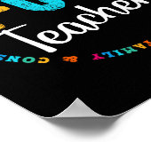 FCS Lehrer T-Shirt - Elective Teacher - FACS Lehre Poster (Ecke)