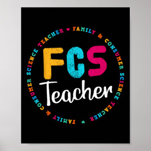 FCS Lehrer T-Shirt - Elective Teacher - FACS Lehre Poster