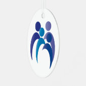 FCS People Ornament Aus Metall (Vorderseite links)