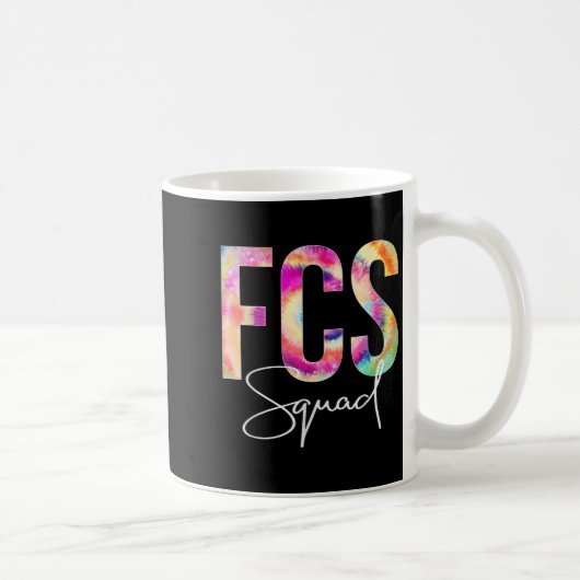 Fcs Squad Tie Dye Back To School Women Appreciatio Kaffeetasse (Rechts)